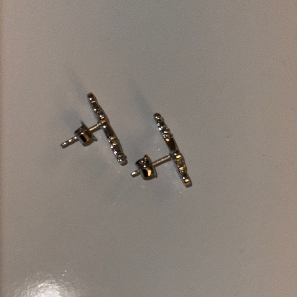 Coach Silver Carriage Earrings - Picture 3 of 3